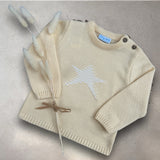 Baby Boys Lemon Star Jumper 6 Months