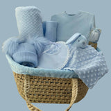 Boys Blue Hospital Coming Home Basket Newborn