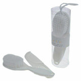 Soft Touch Brush And Comb Set - White