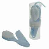 Soft Touch Brush And Comb Set - Blue