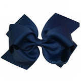 Perfect Little Thing Girls Navy Blue Soft Bow Headband