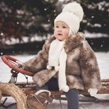 Satila Big Pom Hat Tuva - White