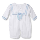 CHRISTENING Sevva William Christening Romper - White