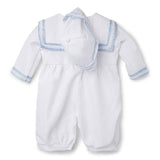 CHRISTENING Sevva William Christening Romper - White