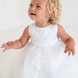 CHRISTENING Sevva Layla Christening Dress - White