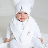 Flopsy Bunny Hat & Scarf - White