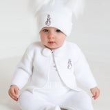 Flopsy Bunny Hat & Scarf - White