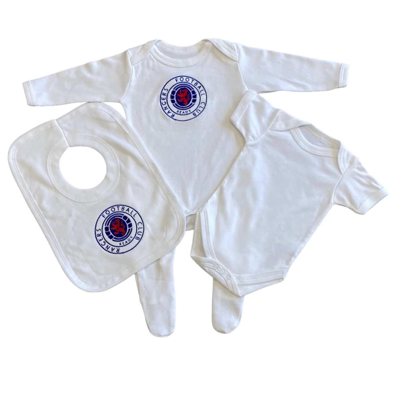 PERFECT LITTLE THING Rangers Football Baby Set Perfect Little Thing