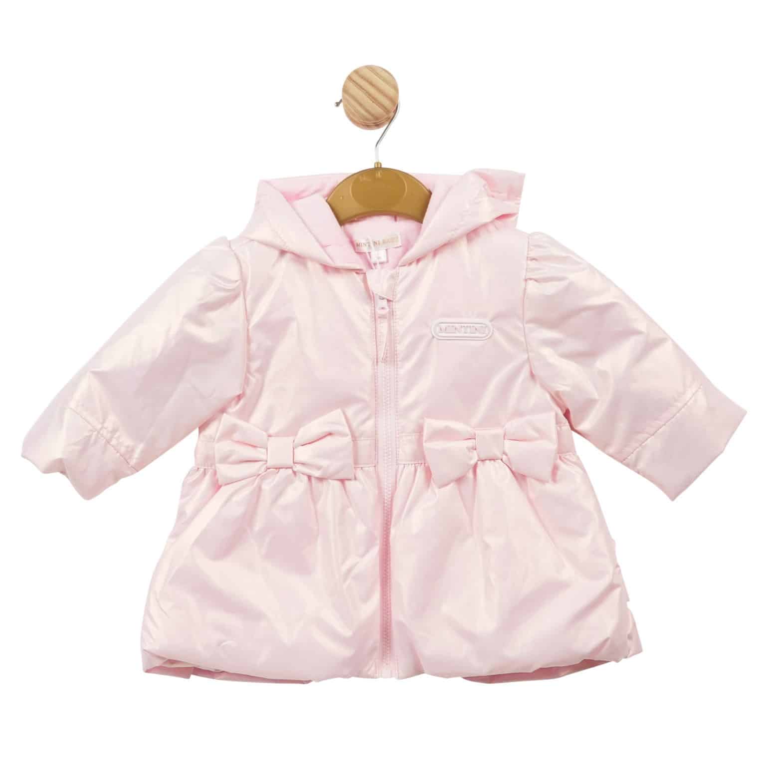 MINTINI Girls Pink Bow Summer Coat - Perfect Little Thing