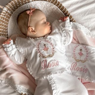 Our incredible beautiful 3 piece set that can get personalised however you like. 

Sleepsuit 
Bib
Burp cloth

From Newborn to 12 months 

The shop is closed Monday however if you want to call in please send us a message to arrange us being there.

#babystore #pregnant #babyoutfit #cominghomeoutfit #mumtobe #babyclothes #newbaby #newborn #luxe #homemade #kidsstyle #kidsinspo #girls #fairytale #girlsclothes #outfitinspo #warmandcozy #ootd #miniinfluencer #newkidsclothes #kidsootd #summeroutfit #kidssummerfashion #newstock #newstockeveryday #perfectlittlething_x