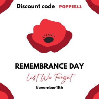 Lest We Forget ✨ 🥀

Remembrance Day is observed on 11 November to recall the end of First World War hostilities. Hostilities ended “at the 11th hour of the 11th day of the 11th month” of 1918.

11th November is also our owners birthday! 

A Day We Can Never Forget! 

So We Are Giving 11% Off The Full Site Until Tuesday using POPPIE11

#perfectlittlething_x #poppies #remembrance #remembranceday #lestweforget🌹 #instagood #instagram #trending #love #birthday #discount #offer #onlinebusiness #supportsmallbusiness #babyshop #babygirl #babyboy